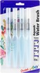 Pentel Arts Aquash Water Brush Assorted Tips, Pack of 4 (FRHBP4M)