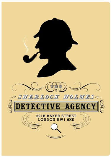 Sherlock Holmes Passport Sized Mini Notebook