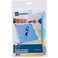 Avery Write &amp; Erase Durable Plastic Mini Dividers for 3 Ring Binders and 7-Ring Binders, 5.5" x 8.5", 5-Tab Set, Multicolor, 1 Set (16180)