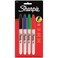 Sharpie Fine Point Permanent Markers 4/Pkg-Red, Blue, Black, Green