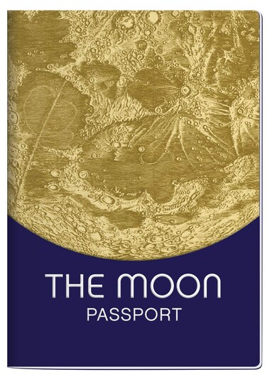 Passport to The Moon Mini Notebook