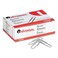 Universal Paper Clips, #1, Nonskid, Silver, 100 Clips/Box, 10 Boxes/Pack