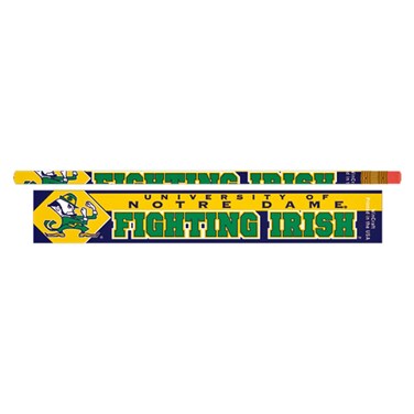 NCAA Notre Dame Fighting Irish Pencil (6 Pack), Team Color, One Size