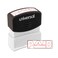 Universal UNV10062 Pre-Inked One-Color PAID Message Stamp - Red