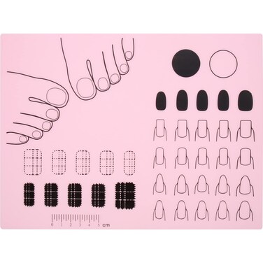 Nail Art Stamping Mat Workspace Stamping Plate Nail Polish Coloring Practice Pad Manicure Tools Nail Sticker Guide Transfer Table