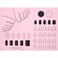 Nail Art Stamping Mat Workspace Stamping Plate Nail Polish Coloring Practice Pad Manicure Tools Nail Sticker Guide Transfer Table