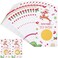 Outus 40 Pieces Christmas Reindeer Scratch Off Cards Festive Raffle Tickets Christmas Scratch Off Paper Crafts Christmas Party Game for Adults Holiday Events Groups