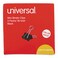 Universal Binder Clip Value Pack, Mini, Black/Silver, 36/Box