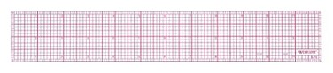 Westcott B-70 8ths Graph Beveled Ruler, 12 in