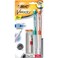 BIC Velocity Max Mechanical Pencils, With Colorful Barrel, Medium Point (0.7mm), 2-Count Pack Mechanical Pencils With Erasers and Lead Refills