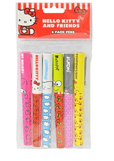 Innovative Designs Hello Kitty &amp; Friends 6 Pack Pens