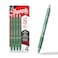 SHARPIE S-Gel, Gel Pens, Drawing Pens, Gel Ink Pens For Journaling, Writing Pens, Coloring Pens, Medium Point Pens (0.7Mm), Green Barrel, Black Ink, 4 Count