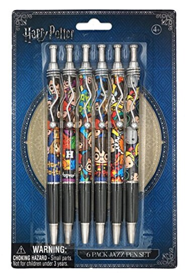 Harry Potter 48137 (6 Pack) Jazz Pen Set B Novelty, Multicolor