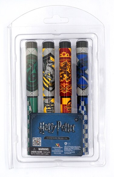 Harry Potter 4-Pack Ball Pen Set B, Multicolor, 1