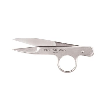 Klein Tools HTC5 Scissors, Threadclip with Spring Action for Automatic Opening, 4-1/2-Inch, Made in USA