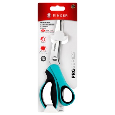 SINGER ProSeries 9" Pinking Shears - Heavy-Duty Stainless Steel - Zigzag Cut for No-Fray Fabric, Sewing &amp; Craft Edging