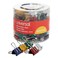 Universal UNV31027 Binder Clips with Storage Tub - Mini, Assorted (60/Pack)