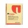 Universal Preprinted Plastic-Coated Tab Dividers, 12 Month Tabs, Letter, Buff, 12/Set