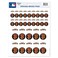 Wincraft MLB San Francisco Giants Vinyl Sticker Sheet, 8.5" x 11