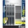 PILOT Frixion Synergy Clicker Erasable Pens, Retractable and Refillable, 0.5mm Extra Fine Point, 6 Pack of Black Ink Pens + 6 Refills