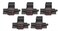 Sharp Black/Red Ink Roller, 5 Pack, Compatible with Sharp EA-772R, CP-13, NR42