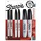 Sharpie Permanent Markers Variety Pack, Featuring Ultra-Fine, Chisel Tip, And Fine Tip Marker Set, Writing And Poster Markers, Black, 6 Count