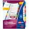 Avery 12 Tab Dividers for 3 Ring Binders, Customizable Table of Contents, Multicolor Tabs, 1 Set (11843)