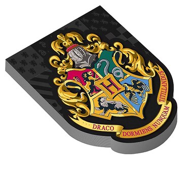 Harry Potter 48274 Hogwarts Memo Pad, Multi, 3