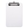 Universal 40312 Plastic Clipboard with Low Profile Clip, 1/2-Inch Capacity, Holds 5 x 8, Clear