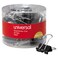 Universal 11140 Small Binder Clips, 3/8-Inch Capacity, 3/4-Inch Wide, Black, 40/Pack