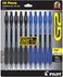 Pilot G2 Pens 0.7 mm - 10 Pack of 5 Blue and 5 Black Pens Ballpoint Fine Point, Refillable &amp; Retractable