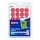 Avery Print/Write Self-Adhesive Removable Labels, 0.75 Inch Diameter, Red, 1008 per Pack (5466)