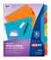 Avery Big Tab Write &amp; Erase Durable Plastic Dividers for 3 Ring Binders, 8-Tab Set, Bright Multicolor, 1 Set (16130)