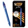 BIC Gelocity Quick Dry Blue Gel Pens, Medium Point (0.7mm), 12-Count Pack, Retractable Gel Pens With Comfortable Full Grip