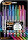 BIC Gel-ocity Smooth Stic Gel Pen, Medium Point (0.7mm), Assorted Colors, 14-Count, Vibrant and Smooth Gel Ink Pens