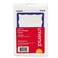 Universal 39120 Border-Style Self-Adhesive Name Badges, 3 1/2 x 2 1/4, White/Blue, 100/Pack