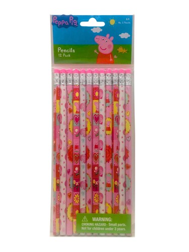 Innovative Designs Peppa Pig School Pencils - 24 Pencils