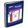 Avery Flexi-View 3 Ring Binder, 1/2 Inch Round Rings, 1 Navy Blue Binder (15766)