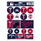 WinCraft MLB Minnesota Twins Vinyl Sticker Sheet, 5" x 7