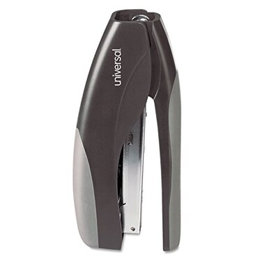 Universal UNV43148 20-Sheet Capacity, Stand-Up Full Strip Stapler - Black/Gray