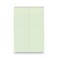 Universal Steno Pads, Gregg Rule, Red Cover, 80 Green-Tint 6 X 9 Sheets