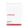 Universal O5-96920 6 in. x 9 in. Gregg Rule Steno Pads - Red Cover