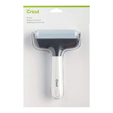 Cricut Brayer, Rubber Roller for Crafts, Works with Fabric, Vinyl, Iron-On &amp; Inking Blocks, Extend Life of Cricut FabricGrip Mat, Compatible with Cricut Maker