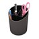 Universal 08108 Recycled Big Pencil Cup, Plastic, 4 1/4 Dia. x 5 3/4, Black