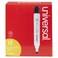 Universal UNV43651 Broad Chisel Tip Dry Erase Marker - Black (1 Dozen)