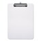 Universal UNV40310 Low-Profile Plastic Clipboard with 0.5 in. Clip Capacity for 8.5 x 11 Sheets - Clear