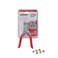 Arrow GEPK532 Eyelet Tool Kit, Hole Punch Pliers for Fabric, Leather, Canvas, Includes 100 Eyelets, 5/32-Inch, Gold,silver