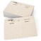 321Done Recipe Cards, Made in USA - 4x6 Tan, Simple Script, Double-Sided Thick Cardstock, Cute Vintage Rustic Kraft Look for Bridal Shower Wedding Housewarming Gift - Pack of 50