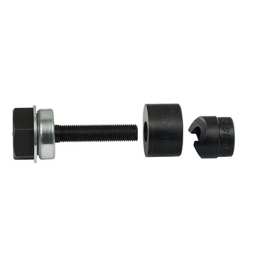 Klein Tools 53728SEN Punch Set, Optimized Design 10-Guage Mild Steel Knockout Punch Set with Black Finish, 1/2-Inch