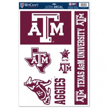 Texas A&amp;M Aggies Ultra Decal - 11'' X 17''